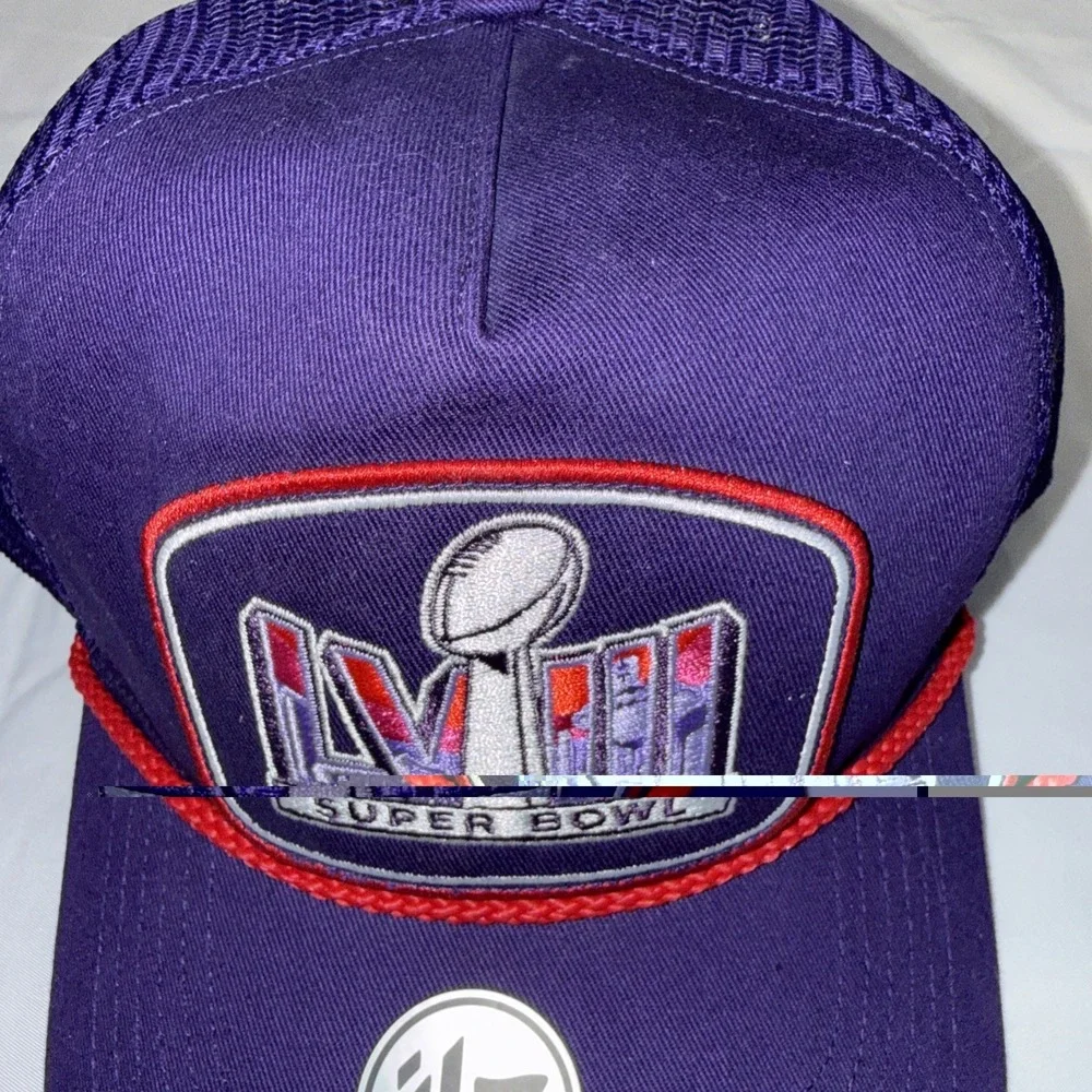 49ers /Chiefs New Era Super Bowl LVIII Las Vegas Purple Snapback  One Size